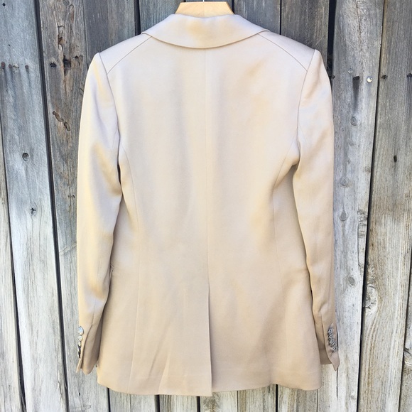 NWT Veronica Beard Long And Lean Dickey Jacket Sand 0 - Picture 8 of 16
